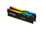 Kingston FURY Beast RGB - DDR5 - kit - 32 GB: 2 x 16 GB - DIMM 288-PIN - 5200 MHz / PC5-41600 - CL40 - 1.25 V - senza buffer - on-die ECC